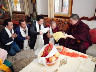 Thaye Dorje, His Holiness the 17th Gyalwa Karmapa, presided over the 23rd Kagyu Monlam at Bodh Gaya, in 2025. Photo: Tokpa Korlo.