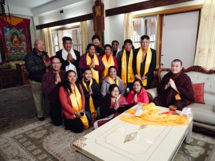 Thaye Dorje, His Holiness the 17th Gyalwa Karmapa, presided over the 23rd Kagyu Monlam at Bodh Gaya, in 2025. Photo: Tokpa Korlo.