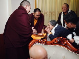 Thaye Dorje, His Holiness the 17th Gyalwa Karmapa, presided over the 23rd Kagyu Monlam at Bodh Gaya, in 2025. Photo: Tokpa Korlo.