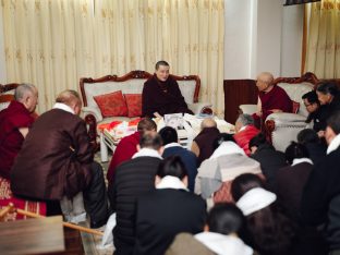 Thaye Dorje, His Holiness the 17th Gyalwa Karmapa, presided over the 23rd Kagyu Monlam at Bodh Gaya, in 2025. Photo: Tokpa Korlo.
