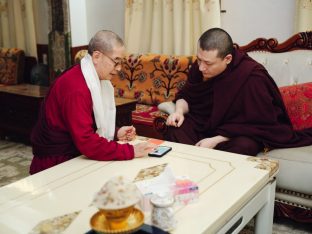 Thaye Dorje, His Holiness the 17th Gyalwa Karmapa, presided over the 23rd Kagyu Monlam at Bodh Gaya, in 2025. Photo: Tokpa Korlo.