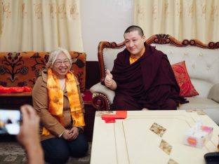 Thaye Dorje, His Holiness the 17th Gyalwa Karmapa, presided over the 23rd Kagyu Monlam at Bodh Gaya, in 2025. Photo: Tokpa Korlo.