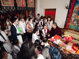 Thaye Dorje, His Holiness the 17th Gyalwa Karmapa, presided over the 23rd Kagyu Monlam at Bodh Gaya, in 2025. Photo: Tokpa Korlo.