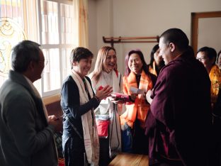 Thaye Dorje, His Holiness the 17th Gyalwa Karmapa, presided over the 23rd Kagyu Monlam at Bodh Gaya, in 2025. Photo: Tokpa Korlo.