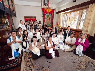 Thaye Dorje, His Holiness the 17th Gyalwa Karmapa, presided over the 23rd Kagyu Monlam at Bodh Gaya, in 2025. Photo: Tokpa Korlo.