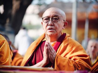 Thaye Dorje, His Holiness the 17th Gyalwa Karmapa, presided over the 23rd Kagyu Monlam at Bodh Gaya, in 2025. Photo: Tokpa Korlo.