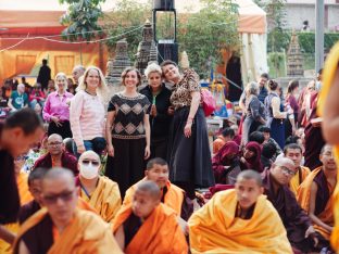 Thaye Dorje, His Holiness the 17th Gyalwa Karmapa, presided over the 23rd Kagyu Monlam at Bodh Gaya, in 2025. Photo: Tokpa Korlo.