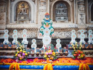 Thaye Dorje, His Holiness the 17th Gyalwa Karmapa, presided over the 23rd Kagyu Monlam at Bodh Gaya, in 2025. Photo: Tokpa Korlo.