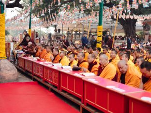 Thaye Dorje, His Holiness the 17th Gyalwa Karmapa, presided over the 23rd Kagyu Monlam at Bodh Gaya, in 2025. Photo: Tokpa Korlo.