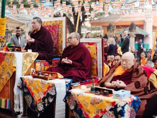 Thaye Dorje, His Holiness the 17th Gyalwa Karmapa, presided over the 23rd Kagyu Monlam at Bodh Gaya, in 2025. Photo: Tokpa Korlo.