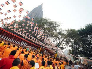 Thaye Dorje, His Holiness the 17th Gyalwa Karmapa, presided over the 23rd Kagyu Monlam at Bodh Gaya, in 2025. Photo: Tokpa Korlo.