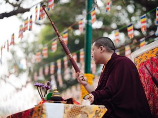 Thaye Dorje, His Holiness the 17th Gyalwa Karmapa, presided over the 23rd Kagyu Monlam at Bodh Gaya, in 2025. Photo: Tokpa Korlo.