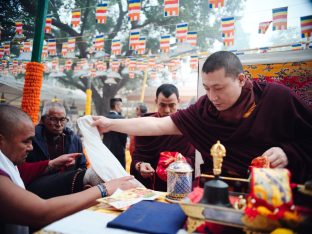 Thaye Dorje, His Holiness the 17th Gyalwa Karmapa, presided over the 23rd Kagyu Monlam at Bodh Gaya, in 2025. Photo: Tokpa Korlo.