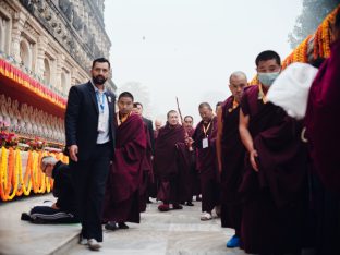 Thaye Dorje, His Holiness the 17th Gyalwa Karmapa, presided over the 23rd Kagyu Monlam at Bodh Gaya, in 2025. Photo: Tokpa Korlo.