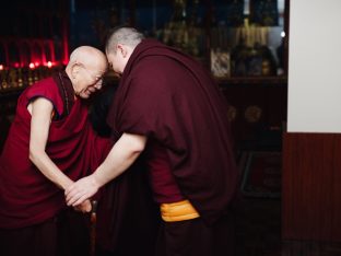 Thaye Dorje, His Holiness the 17th Gyalwa Karmapa, presided over the 23rd Kagyu Monlam at Bodh Gaya, in 2025. Photo: Tokpa Korlo.