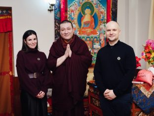 Thaye Dorje, His Holiness the 17th Gyalwa Karmapa, presided over the 23rd Kagyu Monlam at Bodh Gaya, in 2025. Photo: Tokpa Korlo.