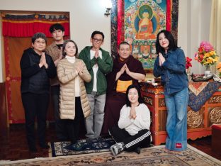 Thaye Dorje, His Holiness the 17th Gyalwa Karmapa, presided over the 23rd Kagyu Monlam at Bodh Gaya, in 2025. Photo: Tokpa Korlo.