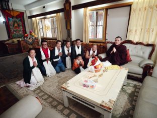 Thaye Dorje, His Holiness the 17th Gyalwa Karmapa, presided over the 23rd Kagyu Monlam at Bodh Gaya, in 2025. Photo: Tokpa Korlo.