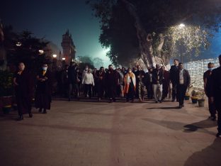 Thaye Dorje, His Holiness the 17th Gyalwa Karmapa, presided over the 23rd Kagyu Monlam at Bodh Gaya, in 2025. Photo: Tokpa Korlo.