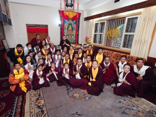 Thaye Dorje, His Holiness the 17th Gyalwa Karmapa, presided over the 23rd Kagyu Monlam at Bodh Gaya, in 2025. Photo: Tokpa Korlo.