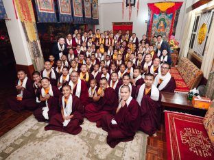 Thaye Dorje, His Holiness the 17th Gyalwa Karmapa, presided over the 23rd Kagyu Monlam at Bodh Gaya, in 2025. Photo: Tokpa Korlo.
