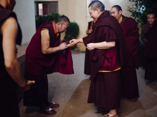 Thaye Dorje, His Holiness the 17th Gyalwa Karmapa, presided over the 23rd Kagyu Monlam at Bodh Gaya, in 2025. Photo: Tokpa Korlo.