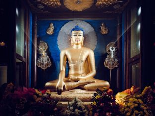 Thaye Dorje, His Holiness the 17th Gyalwa Karmapa, presided over the 23rd Kagyu Monlam at Bodh Gaya, in 2025. Photo: Tokpa Korlo.