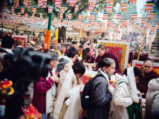 Thaye Dorje, His Holiness the 17th Gyalwa Karmapa, presided over the 23rd Kagyu Monlam at Bodh Gaya, in 2025. Photo: Tokpa Korlo.
