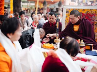 Thaye Dorje, His Holiness the 17th Gyalwa Karmapa, presided over the 23rd Kagyu Monlam at Bodh Gaya, in 2025. Photo: Tokpa Korlo.