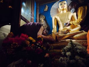 Thaye Dorje, His Holiness the 17th Gyalwa Karmapa, presided over the 23rd Kagyu Monlam at Bodh Gaya, in 2025. Photo: Tokpa Korlo.