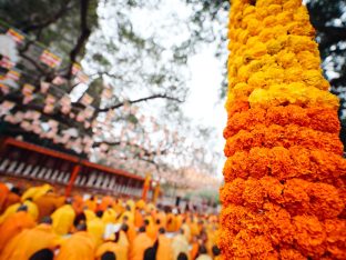 Thaye Dorje, His Holiness the 17th Gyalwa Karmapa, presided over the 23rd Kagyu Monlam at Bodh Gaya, in 2025. Photo: Tokpa Korlo.