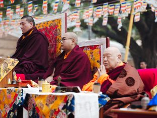 Thaye Dorje, His Holiness the 17th Gyalwa Karmapa, presided over the 23rd Kagyu Monlam at Bodh Gaya, in 2025. Photo: Tokpa Korlo.