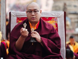 Thaye Dorje, His Holiness the 17th Gyalwa Karmapa, presided over the 23rd Kagyu Monlam at Bodh Gaya, in 2025. Photo: Tokpa Korlo.