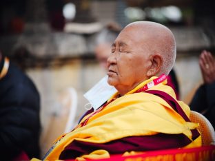 Thaye Dorje, His Holiness the 17th Gyalwa Karmapa, presided over the 23rd Kagyu Monlam at Bodh Gaya, in 2025. Photo: Tokpa Korlo.