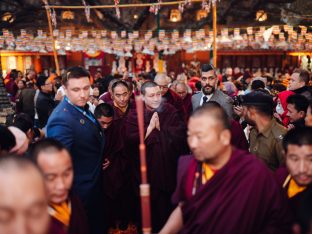 Thaye Dorje, His Holiness the 17th Gyalwa Karmapa, presided over the 23rd Kagyu Monlam at Bodh Gaya, in 2025. Photo: Tokpa Korlo.
