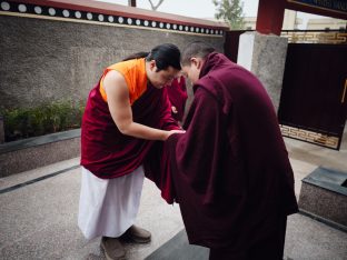 Thaye Dorje, His Holiness the 17th Gyalwa Karmapa, presided over the 23rd Kagyu Monlam at Bodh Gaya, in 2025. Photo: Tokpa Korlo.
