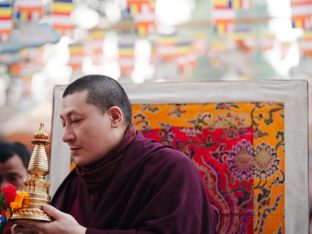 Thaye Dorje, His Holiness the 17th Gyalwa Karmapa, presided over the 23rd Kagyu Monlam at Bodh Gaya, in 2025. Photo: Tokpa Korlo.