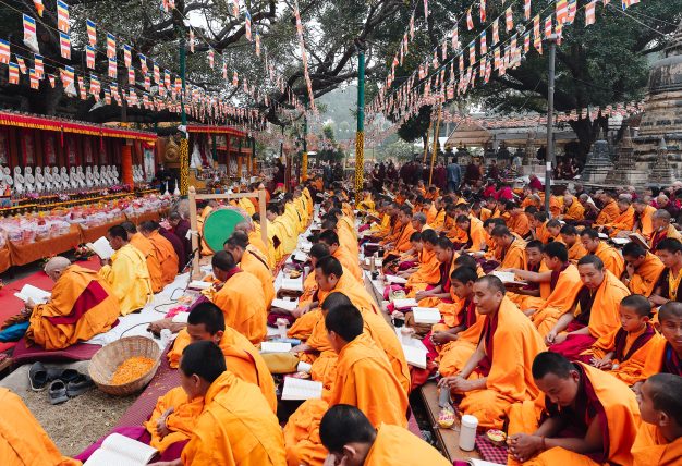 Thaye Dorje, His Holiness the 17th Gyalwa Karmapa, presided over the 23rd Kagyu Monlam at Bodh Gaya, in 2025. Photo: Tokpa Korlo.