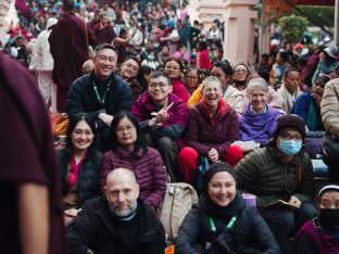 Thaye Dorje, His Holiness the 17th Gyalwa Karmapa, presided over the 23rd Kagyu Monlam at Bodh Gaya, in 2025. Photo: Tokpa Korlo.