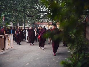 Thaye Dorje, His Holiness the 17th Gyalwa Karmapa, presided over the 23rd Kagyu Monlam at Bodh Gaya, in 2025. Photo: Tokpa Korlo.