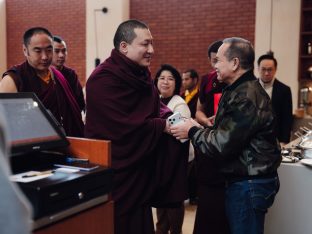 Thaye Dorje, His Holiness the 17th Gyalwa Karmapa, presided over the 23rd Kagyu Monlam at Bodh Gaya, in 2025. Photo: Tokpa Korlo.