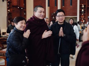 Thaye Dorje, His Holiness the 17th Gyalwa Karmapa, presided over the 23rd Kagyu Monlam at Bodh Gaya, in 2025. Photo: Tokpa Korlo.