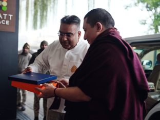 Thaye Dorje, His Holiness the 17th Gyalwa Karmapa, presided over the 23rd Kagyu Monlam at Bodh Gaya, in 2025. Photo: Tokpa Korlo.