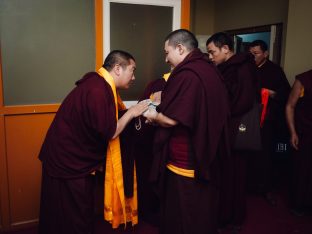 Thaye Dorje, His Holiness the 17th Gyalwa Karmapa, presided over the 23rd Kagyu Monlam at Bodh Gaya, in 2025. Photo: Tokpa Korlo.