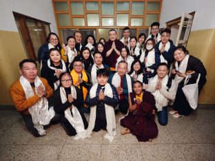 Thaye Dorje, His Holiness the 17th Gyalwa Karmapa, presided over the 23rd Kagyu Monlam at Bodh Gaya, in 2025. Photo: Tokpa Korlo.