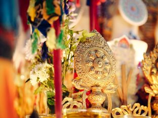 Pujas for His Eminence the 3rd Jamgon Ju Mipham Namgyal Gyatso Tshojung Gyepe Dorje, presided over by Thaye Dorje, His Holiness the 17th Gyalwa Karmapa. Photo: Tokpa Korlo.