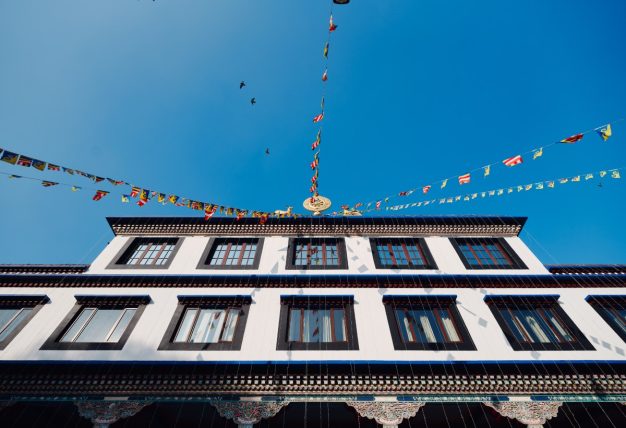 Pujas for His Eminence the 3rd Jamgon Ju Mipham Namgyal Gyatso Tshojung Gyepe Dorje, presided over by Thaye Dorje, His Holiness the 17th Gyalwa Karmapa. Photo: Tokpa Korlo.