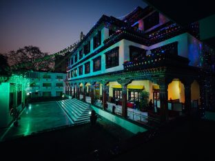 Pujas for His Eminence the 3rd Jamgon Ju Mipham Namgyal Gyatso Tshojung Gyepe Dorje, presided over by Thaye Dorje, His Holiness the 17th Gyalwa Karmapa. Photo: Tokpa Korlo.
