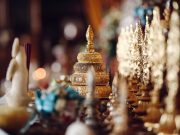 The cremation ceremony for His Eminence Mipham Namgyal Gyatso Tshojung Gyepe Dorje took place at the Karmapa International Buddhist Institute, Feb 2026. Photo: Tokpa Korlo.