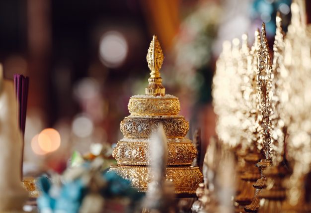 The cremation ceremony for His Eminence Mipham Namgyal Gyatso Tshojung Gyepe Dorje took place at the Karmapa International Buddhist Institute, Feb 2026. Photo: Tokpa Korlo.